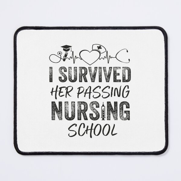 Item preview, i survived her passing nursing school, class of 2022, funny nurse quotes, husband of a nurse meme designed and sold by PRINTED ..