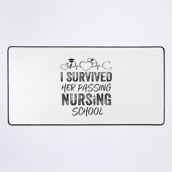 Item preview, i survived her passing nursing school, class of 2022, funny nurse quotes, husband of a nurse meme designed and sold by PRINTED ..