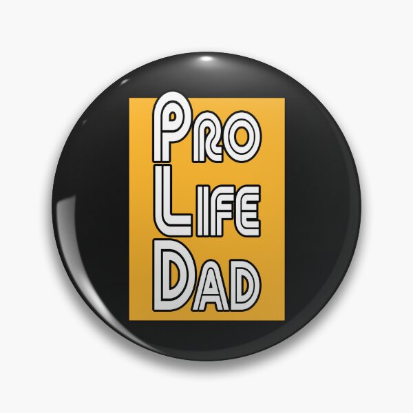 Item preview, Orange box, Pro Life Dad Line retro letters designed and sold by Patrick Chastain.