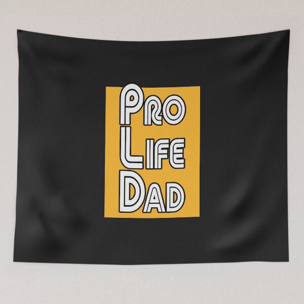 Item preview, Orange box, Pro Life Dad Line retro letters designed and sold by Patrick Chastain.