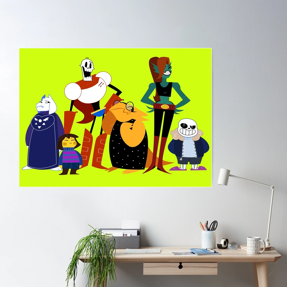 Every Characters in Undertale Poster Wall Decor – Twentyonefox