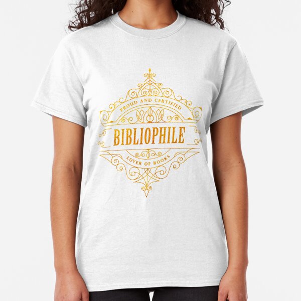 Gold Bibliophile Classic T-Shirt