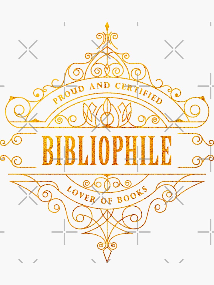 Thumbnail 3 of 3, Sticker, Gold Bibliophile designed and sold by stellaarts.