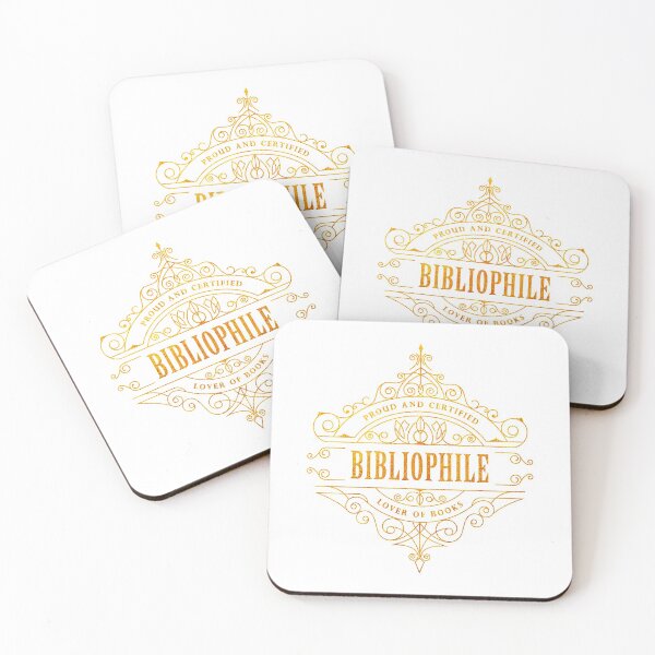 Item preview, Gold Bibliophile designed and sold by Stella Bookish Art.