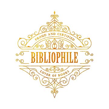 Artwork thumbnail, Gold Bibliophile by Stella Bookish Art