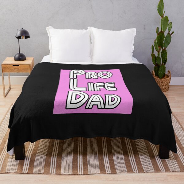 Item preview, Pink box, Pro Life Dad Line retro letters designed and sold by Patrick Chastain.