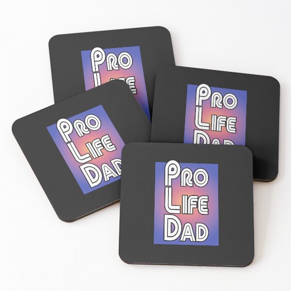 Item preview, Purple yellow glow gradient box, Pro Life Dad Line retro letters designed and sold by Patrick Chastain.