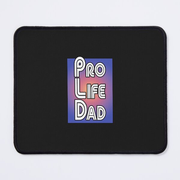 Item preview, Purple yellow glow gradient box, Pro Life Dad Line retro letters designed and sold by Patrick Chastain.