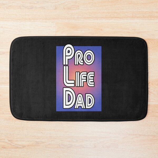 Item preview, Purple yellow glow gradient box, Pro Life Dad Line retro letters designed and sold by Patrick Chastain.