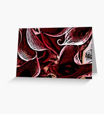 Curves - Woodcut Greeting Card