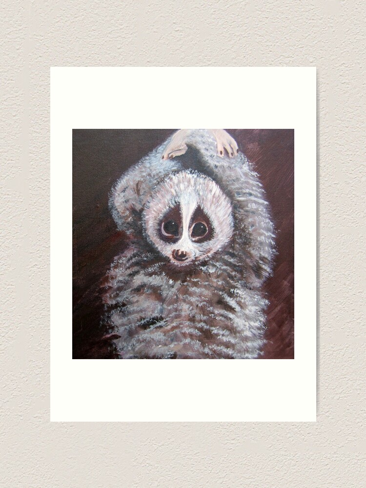 Alternate view of Lemur Art Print