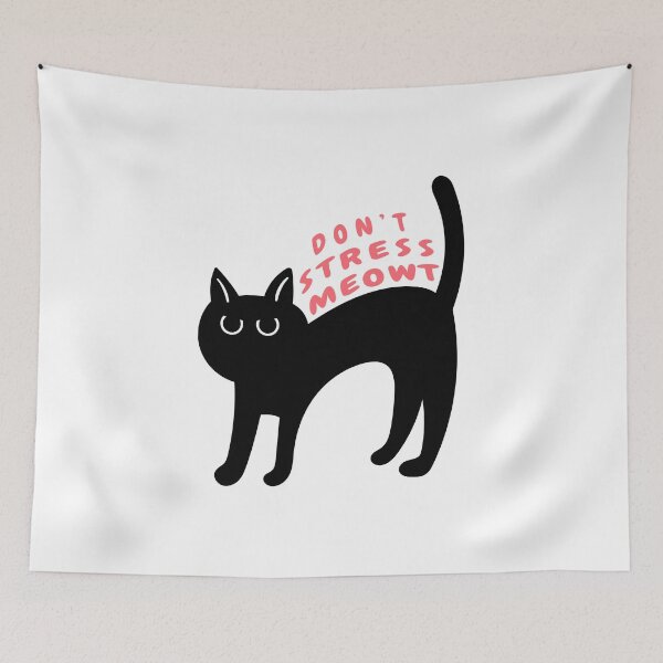 Item preview, Copy of Don't stress meowt. Cat lovers funny design designed and sold by MOONINSPIRATION.