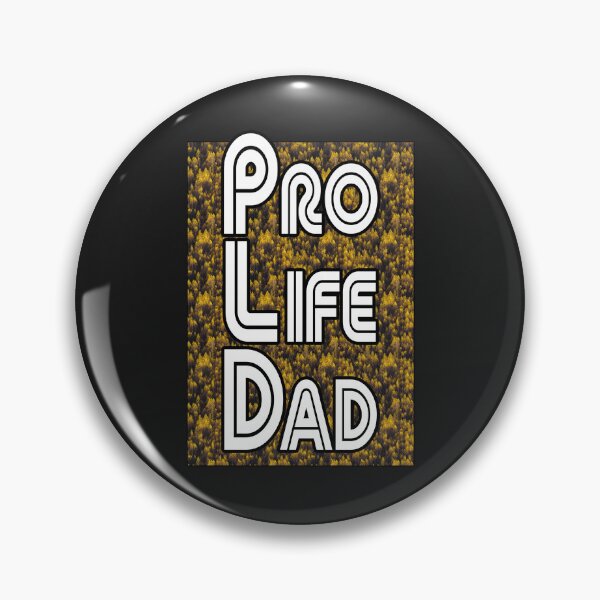 Item preview, Yellow trees, Pro Life Dad Line retro letters designed and sold by Patrick Chastain.