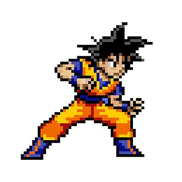 PEAK DRAGON BALL….. LMAO #ssj #goku #dragonball #pixelart #pixelartist  #fanart #db #dbz #dbs