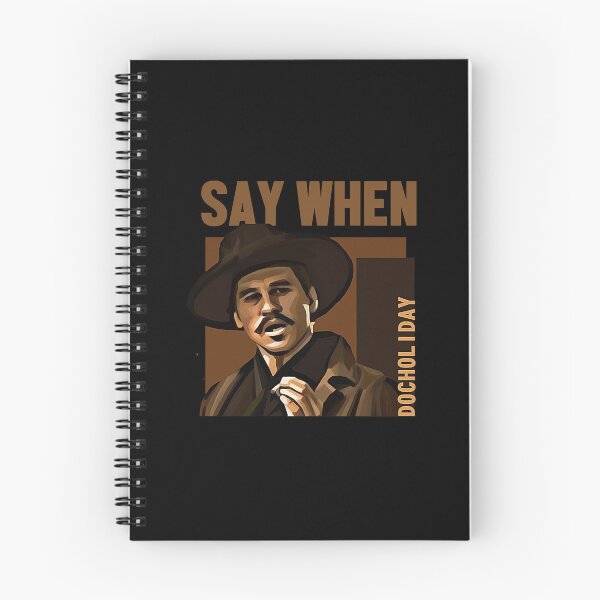 Item preview, Say When - Doc Holiday Huckleberry Gift Fan designed and sold by ElectaWeber.