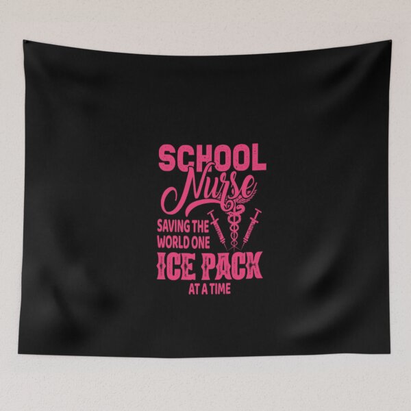 Item preview, school nurses saving the world one ice pack at a time, designed and sold by truewear1.