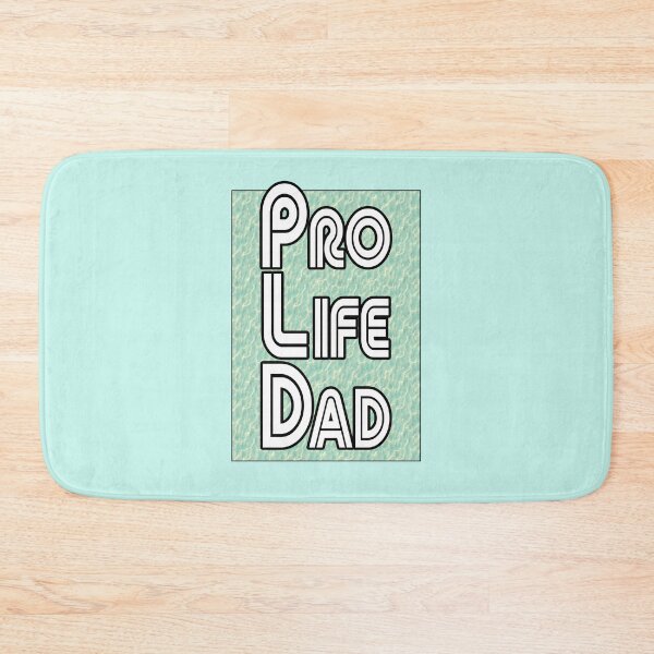 Item preview, Water greenish clear, Pro Life Dad Line retro letters designed and sold by Patrick Chastain.