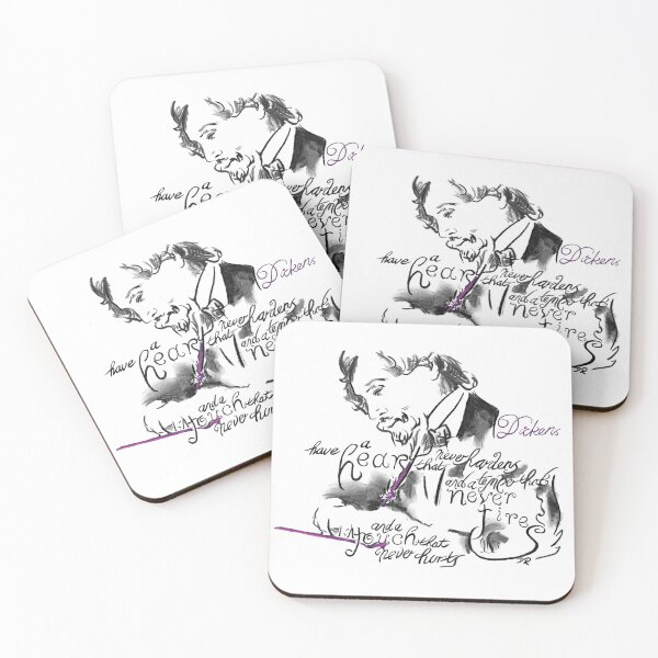 Item preview, Charles Dickens Picture Quote - Have A Heart designed and sold by douglasrickard.