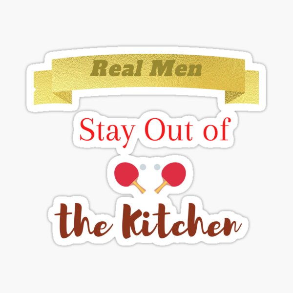 Item preview,     Funny Real Men Stay Out of the Kitchen designed and sold by yassminishop.