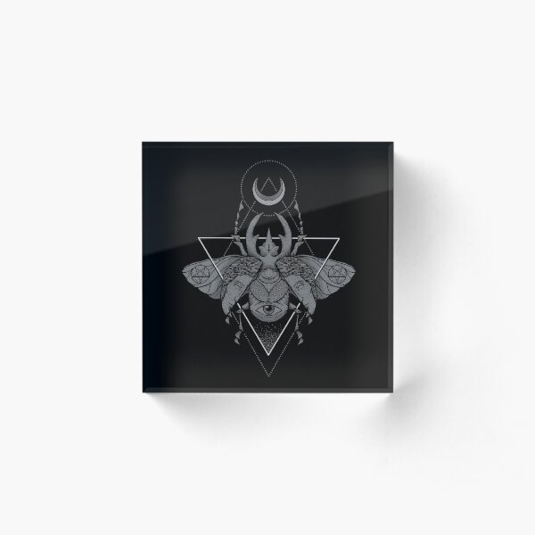Occult Beetle Acrylic Block