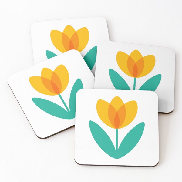 Item preview, Yellow Tulip in White by Suzie London designed and sold by SuzieLondon.