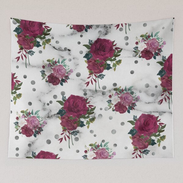 Item preview, marble and roses designed and sold by dodidoodles.