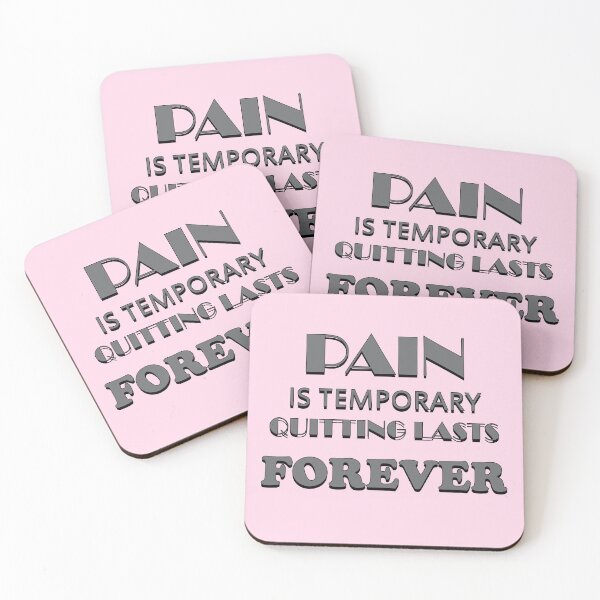 Item preview, Pain is temporary - quote designed and sold by PraArts2002.