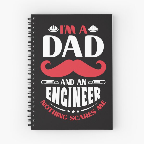 Item preview, I'm A Dad And An Engineer Nothing Scares Me  designed and sold by RED FIR.