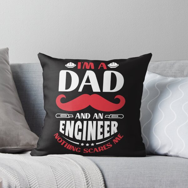 Item preview, I'm A Dad And An Engineer Nothing Scares Me  designed and sold by RED FIR.