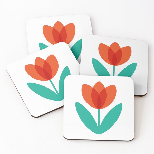 Item preview, Red Tulip in White by Suzie London designed and sold by SuzieLondon.