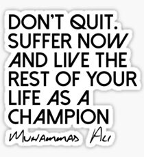 Be A Champion Sticker