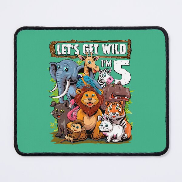 Item preview, 5 Year Old Zoo Birthday Safari Jungle Animals 5th Birthday designed and sold by JonathanAllin.