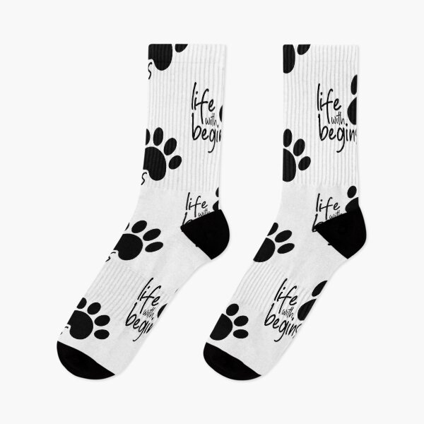 Item preview, Life begins with dog designed and sold by ShamilShafiyev.