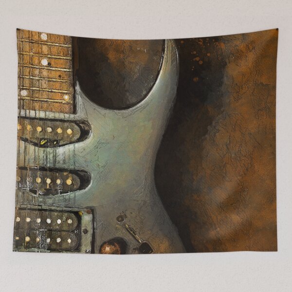 Item preview, Guitar music art #guitar #music designed and sold by JBJart.
