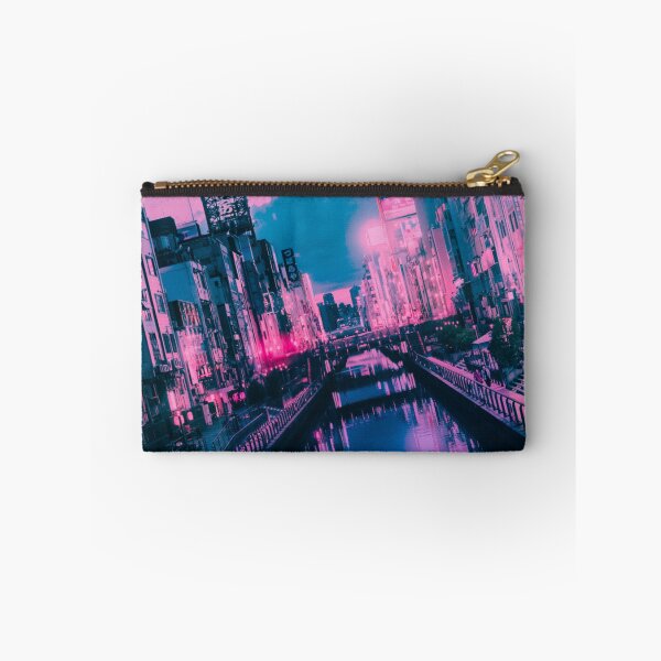 Item preview, Osaka Dotonbori Ebisu Bridge Canal Vapor Lofi City Neon Nightscape - Namba District - Bokeh Light Leaks Artwork - Anime Aesthetic (Version 3) designed and sold by Cawaiico.