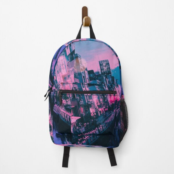 Item preview, Osaka Dotonbori Ebisu Bridge Canal Vapor Lofi City Neon Nightscape - Namba District - Bokeh Light Leaks Artwork - Anime Aesthetic (Version 3) designed and sold by Cawaiico.