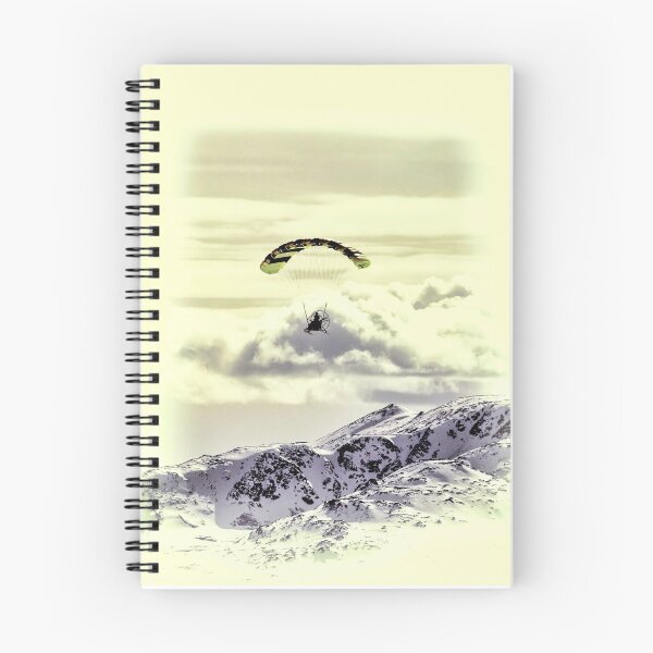 Item preview, A parasail ultralight soaring over the Hoodoo mountains in Alaska. designed and sold by Alaskandreamer.