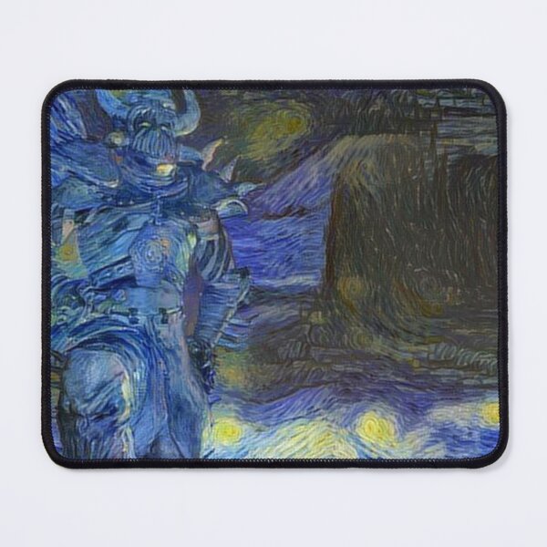 Item preview, Sarevok Anchev from Baldur's Gate in Starry Night Style designed and sold by weirdo97.