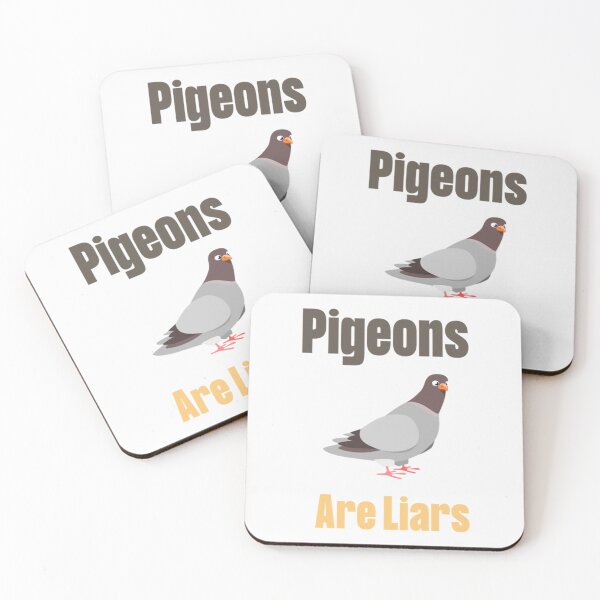 Item preview, Pigeons Are Liars Birds Are Not Real  designed and sold by GeekDownTshirt.