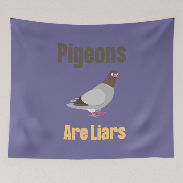 Item preview, Pigeons Are Liars Birds Are Not Real  designed and sold by GeekDownTshirt.