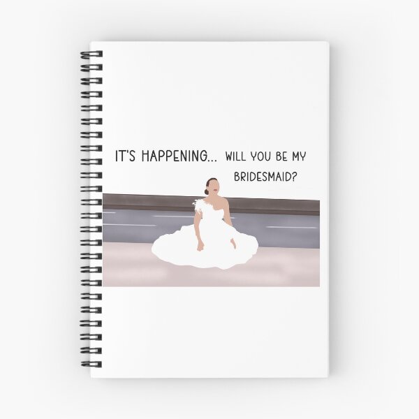 Item preview, It's Happening...Will you be my Bridesmaid? designed and sold by Tipsy Doodles.