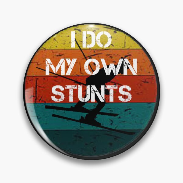 Item preview, Funny Skiing I Do My Own Stunts designed and sold by rachidhaz.