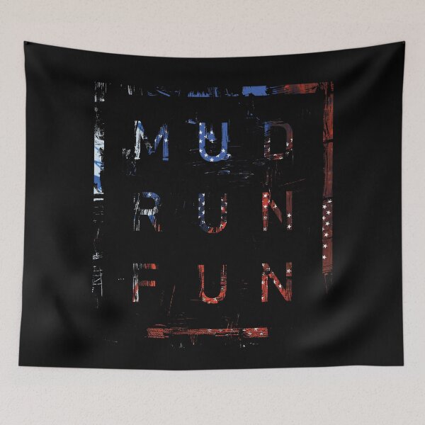 Item preview, Mud Run Fun Tough Mudder USA Trail Running and Marathon designed and sold by BOBSMITHHHHH.