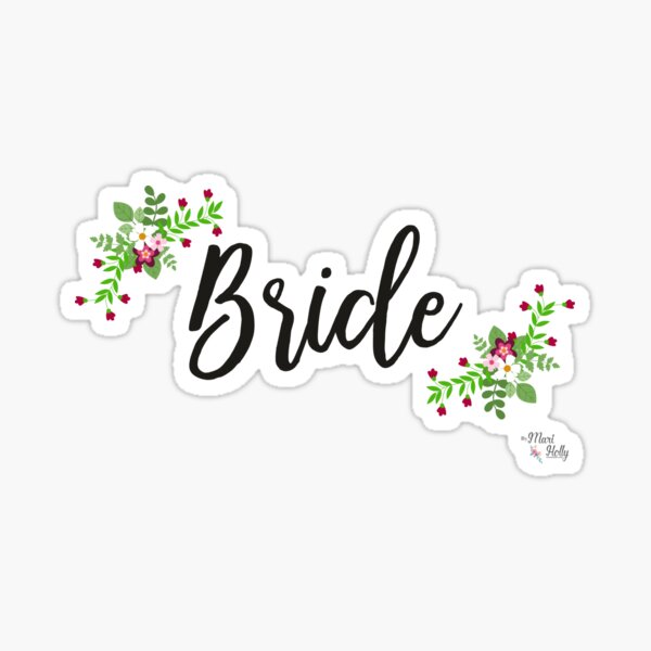 Cartel Bride Pegatina