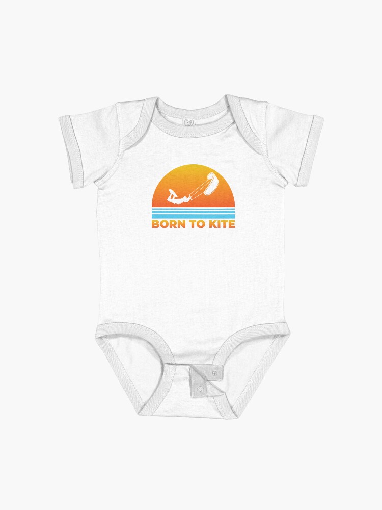 Thumbnail 1 of 2, Baby One-Piece, Kitesurfing, Kiteboard Design - Born to Kite designed and sold by EstelleStar.