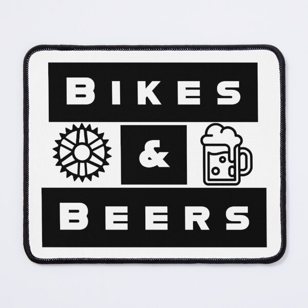 Item preview, bikes and beers, lets go ride bikes designed and sold by Gnarbikememes.