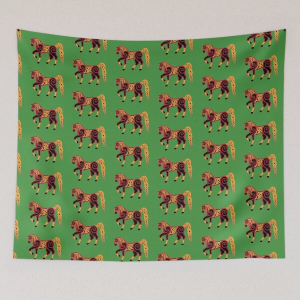 Item preview, Celtic Horse #8 on Green designed and sold by ingridthecrafty.