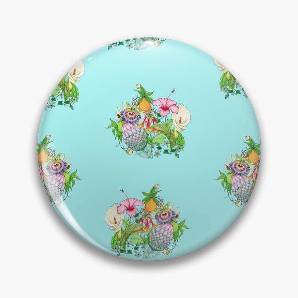 Item preview, Tropical Flora Turquoise designed and sold by SarahCBrooks.