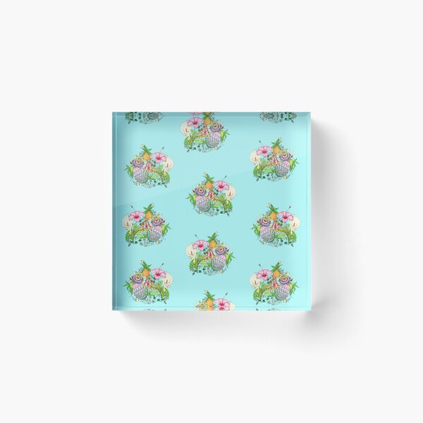 Item preview, Tropical Flora Turquoise designed and sold by SarahCBrooks.