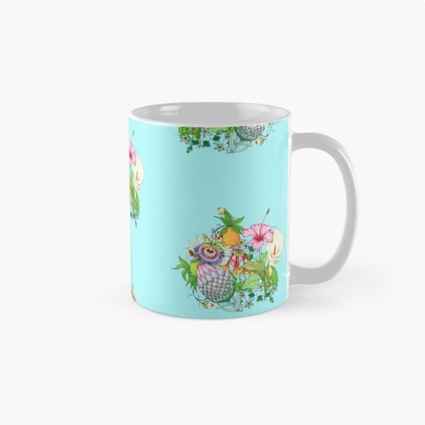 Item preview, Tropical Flora Turquoise designed and sold by SarahCBrooks.